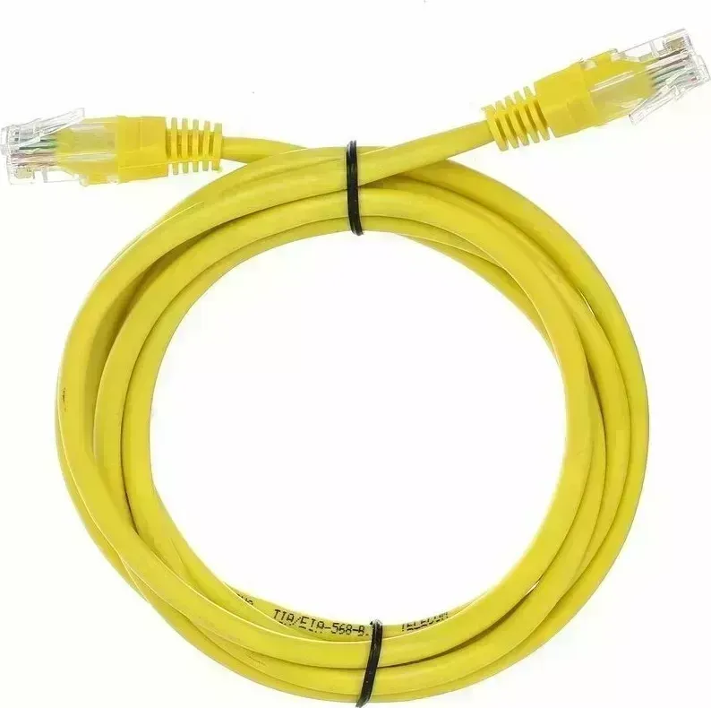 Кабель Telecom PATCH CAT5E UTP 2M YELLOW (NA102-Y-2M)