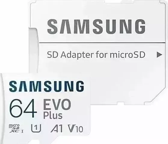 Карта памяти SAMSUNG microSDXC 64Gb EVO Plus (MB-MC64KA/APC) +адаптер