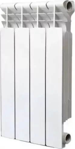 Радиатор отопления Aquaprom BI 500/80 B20 4 секции (зеленый кв.)