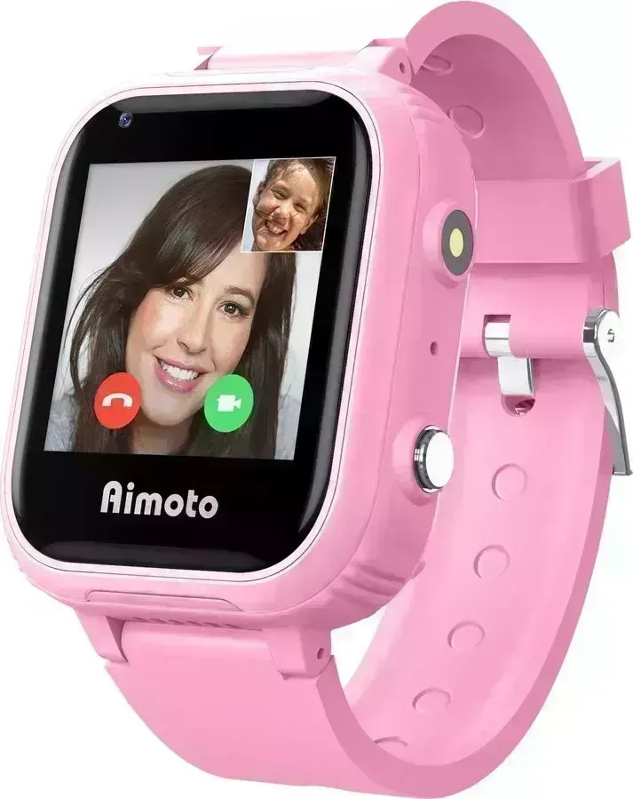 Умные часы Кнопка Жизни Aimoto Pro 4G розовый/розовый (8100804)