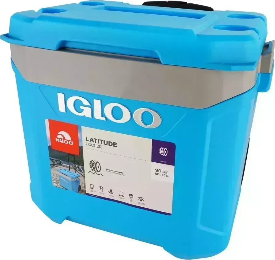 Сумка-холодильник IGLOO Latitude 60 синий/серебристый (00034664)