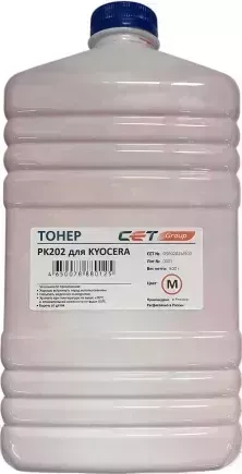 Расходный материал для печати Cet PK202 OSP0202M-500 пурпурный 500гр (Тонер)