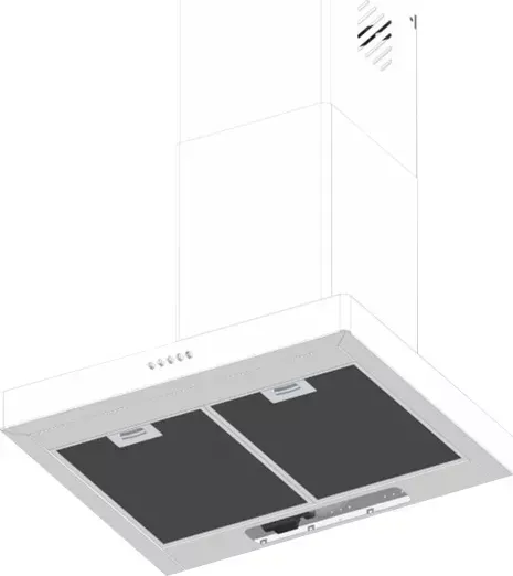Вытяжка OASIS KA-60W (P)