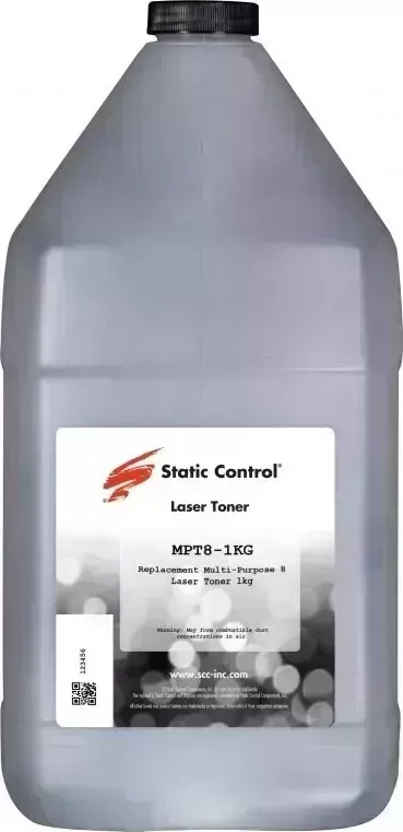 Расходный материал для печати Static Control MPT8-1KG черный 1000гр.