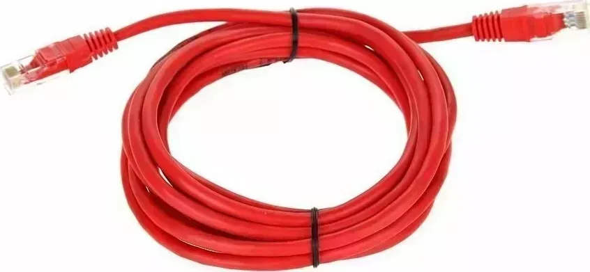 Кабель Telecom CAT5E UTP 3M RED (NA102-R-3M)