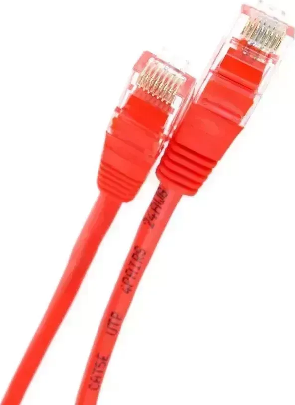 Кабель Telecom CAT5E UTP 1M RED (NA102-R-1M)