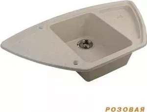 Мойка кухонная АКВАТОН Лория 94x19x53 см розовая (1A715032LR110)