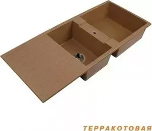 Мойка кухонная АКВАТОН Торина 115x20,x50,1 см терракотовая (1A712032TR070)