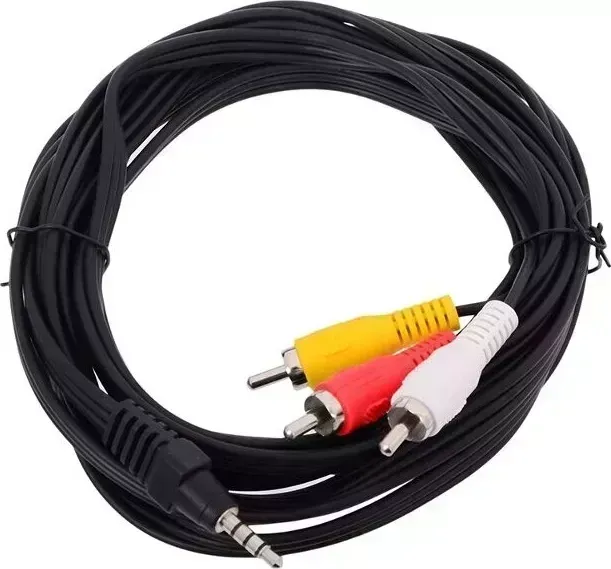 Кабель Telecom Audio 3.5мм TO 3RCA 5M (TAV4545-5M)