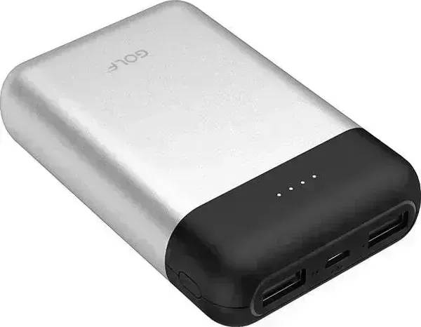 Внешний аккумулятор Golf G71 10000mah серебро