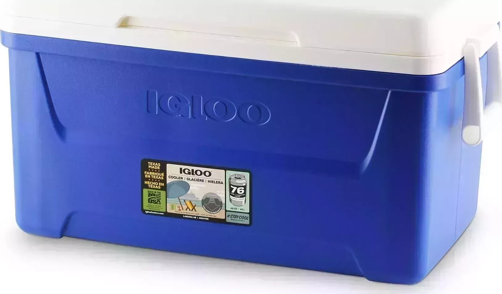 Холодильник авто IGLOO Автомобильный Laguna 48 синий/белый (00050061)