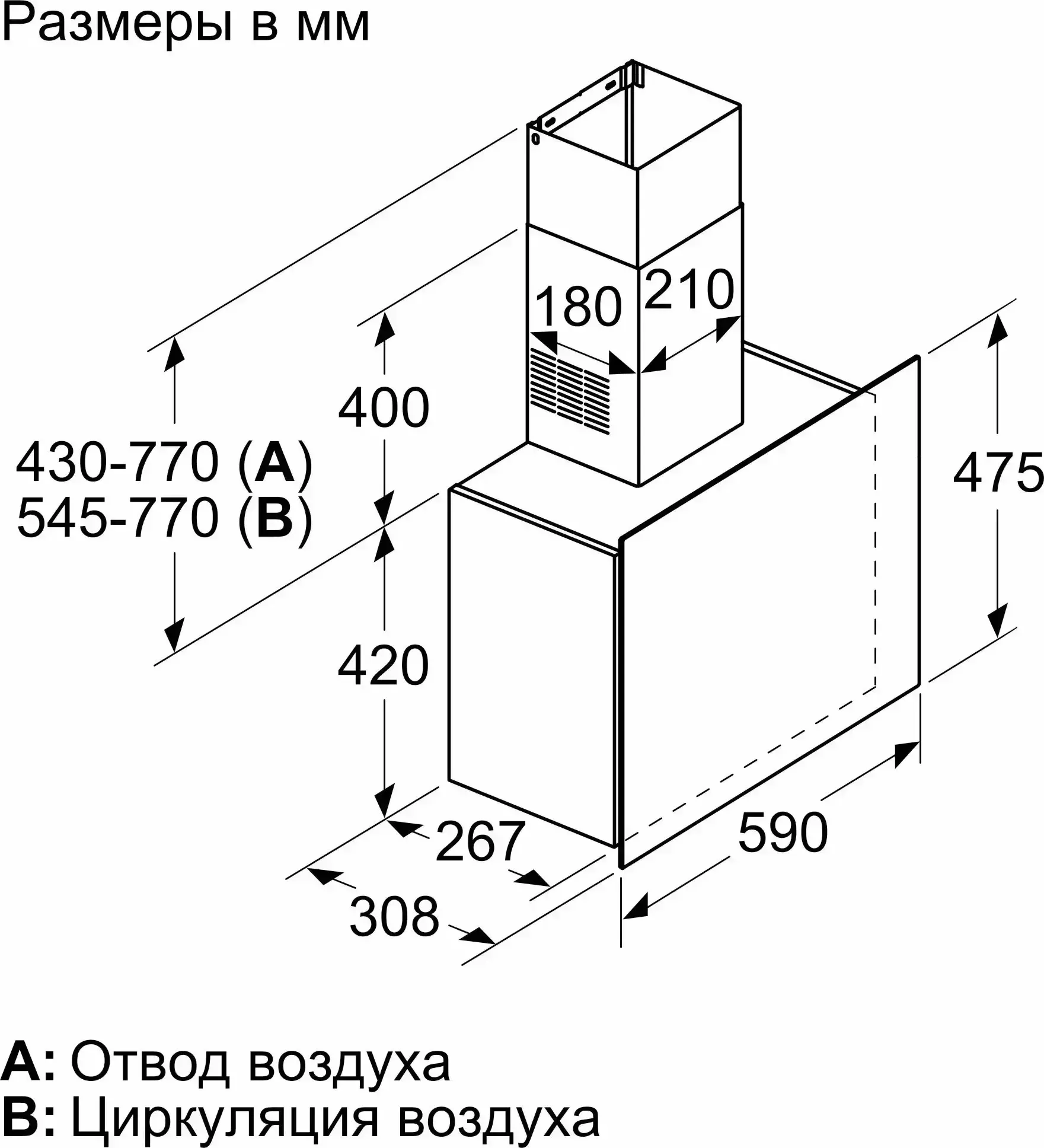Вытяжка BOSCH DWF65AJ61R