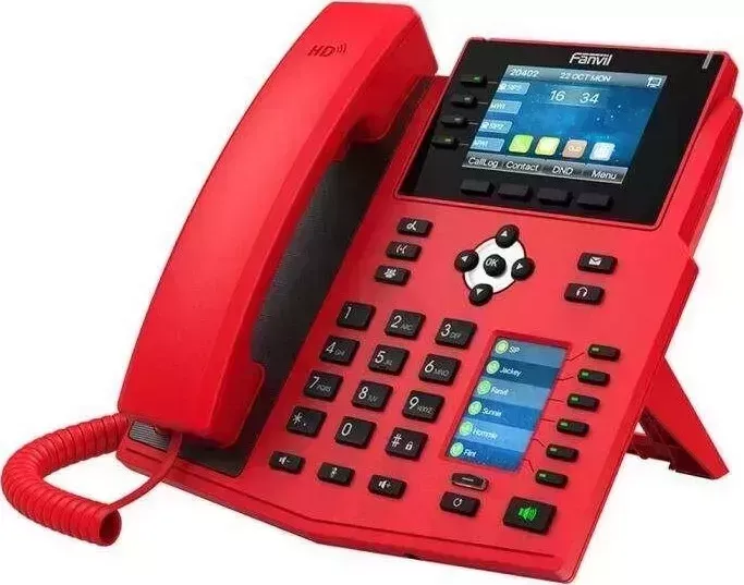 VoIP-телефон Fanvil X5U-R красный