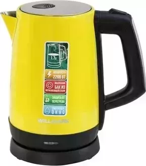 Чайник электрический Willmark WEK-1758S желтый