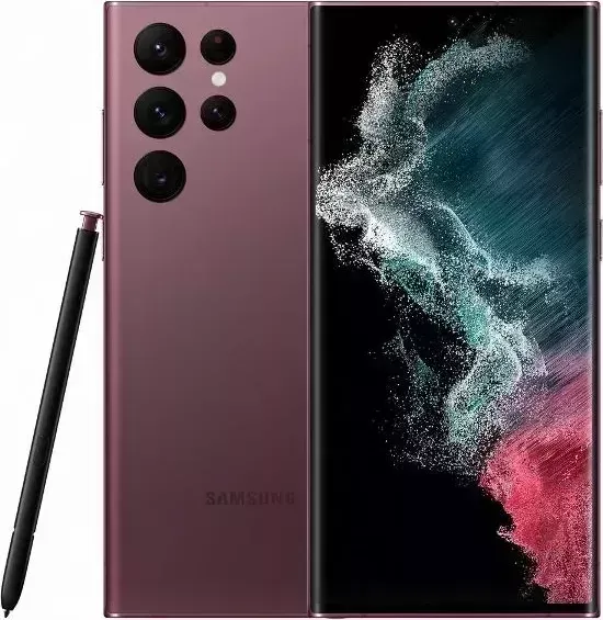 Телефон SAMSUNG Смартфон Galaxy S22 Ultra 12/256Gb бургунди (SM-S908)