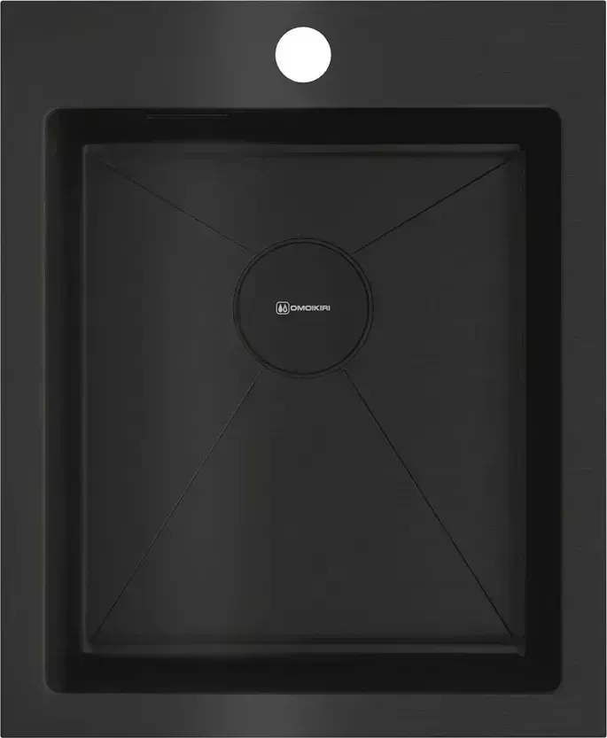 Мойка кухонная OMOIKIRI Akisame 41-GB нерж.сталь/графит