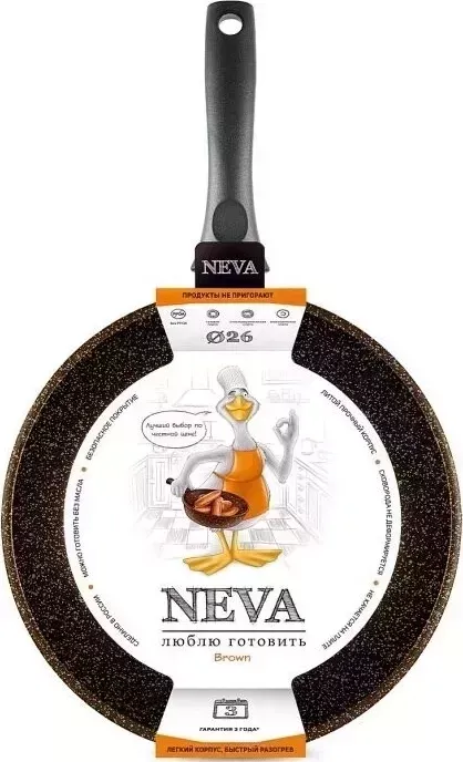 Сковорода NEVA Granite Brown 26см (NGB126)