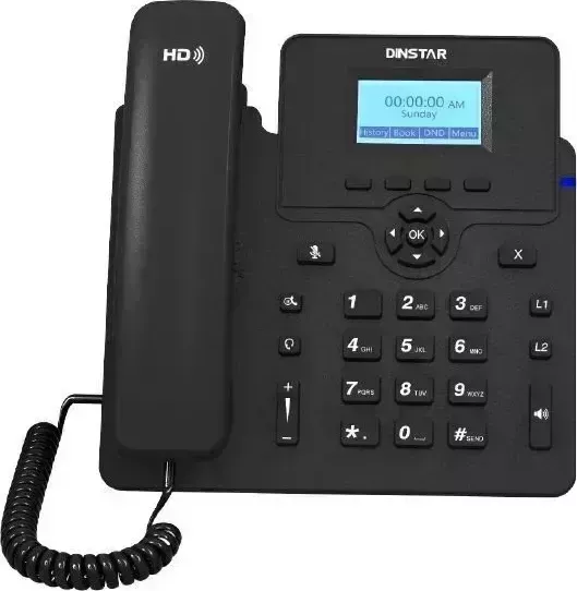 VoIP-телефон Dinstar C61SP черный