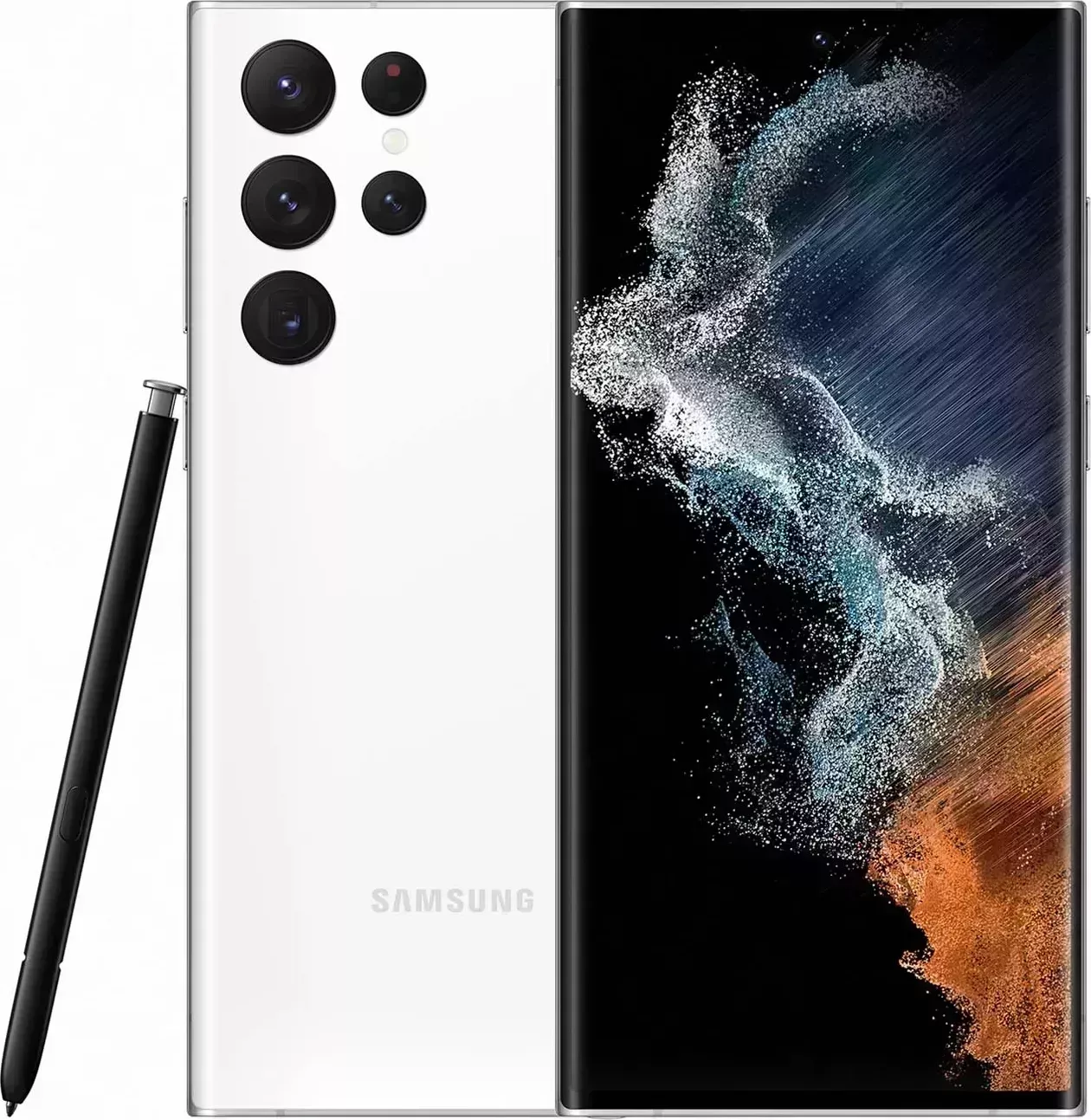 Телефон SAMSUNG Смартфон Galaxy S22 Ultra 5G 256GB WHITE (SM-S908BZWGSKZ)