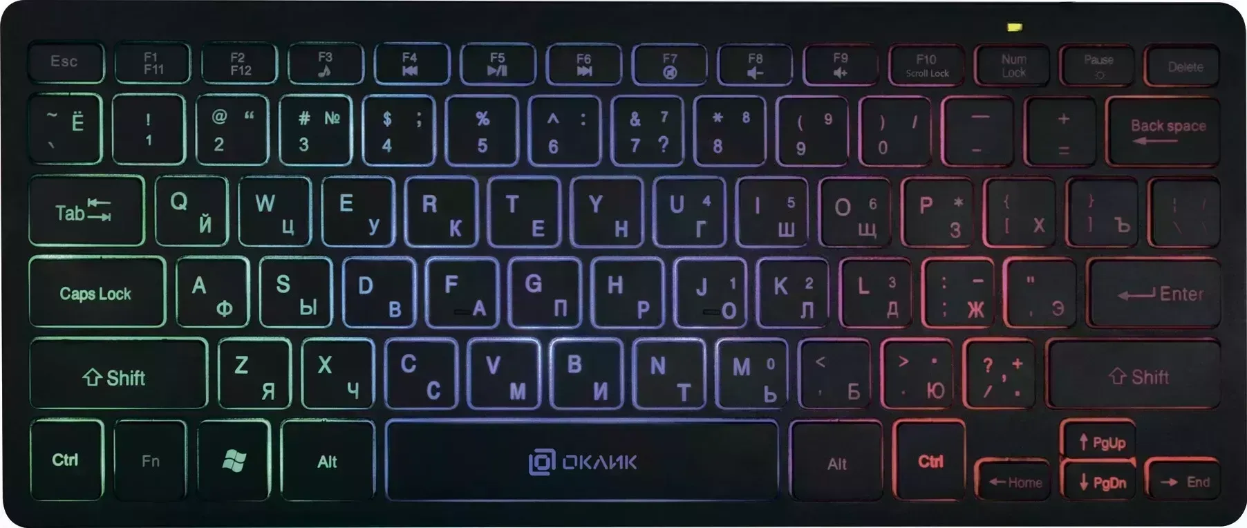 Клавиатура OKLICK 300S черный USB