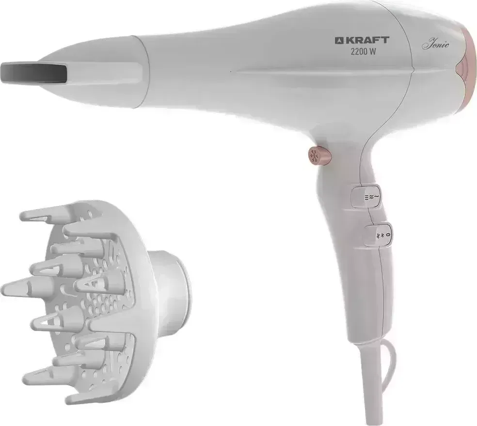 Фен KRAFT KF-HD228ADW