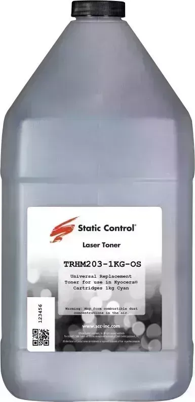 Расходный материал для печати Static Control TRHM203-1KG-OS черный
