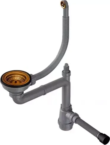 Сифон для кухонной мойки OMOIKIRI WK-1CL-W-C (4956766)