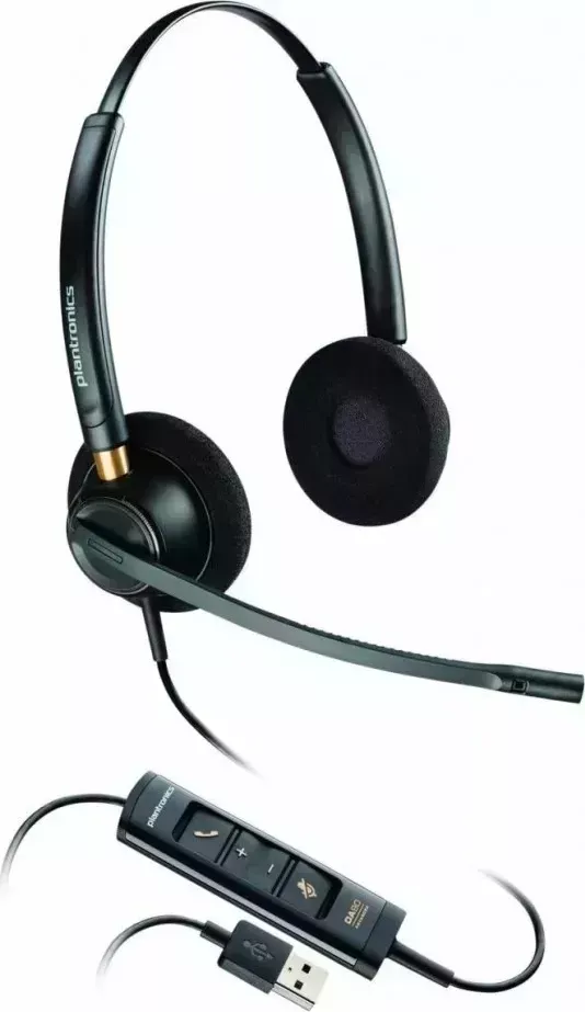 Гарнитура PLANTRONICS Проводная HW525 USB (203444-01)
