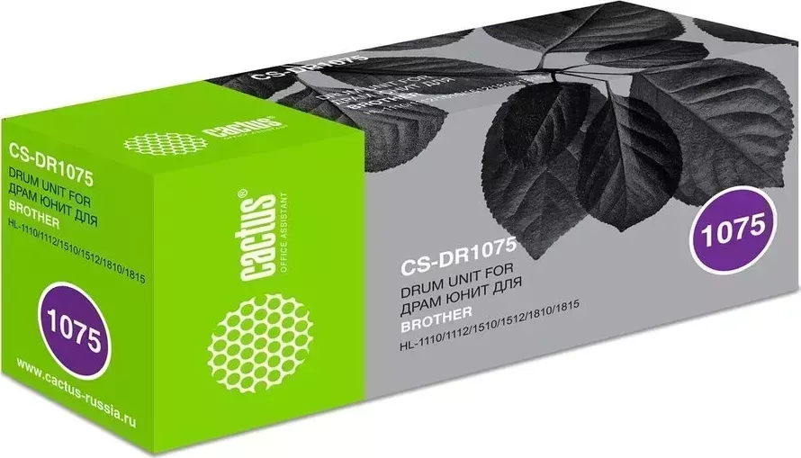 Расходный материал для печати CACTUS CS-DR1075 DR-1075 черный (Блок фотобарабана)