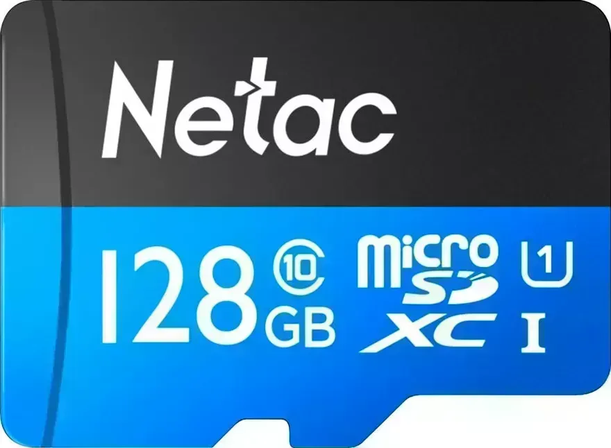Карта памяти NETAC microSDHC P500 128Gb Class10 (NT02P500STN-128G-R) + adapter