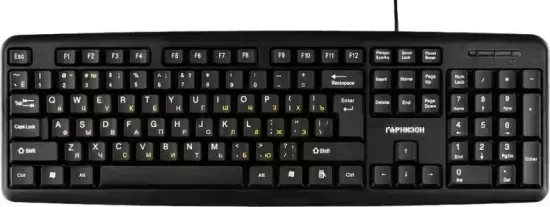 Клавиатура ГАРНИЗОН GK-100XL black