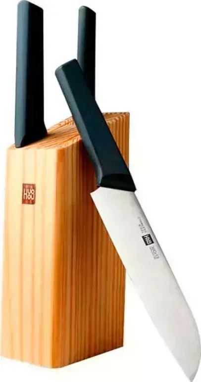 Набор кухонных ножей Huo Hou HU0059 черный
