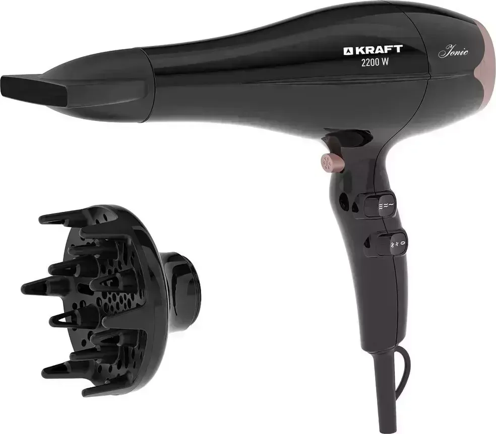 Фен KRAFT KF-HD227ADBL