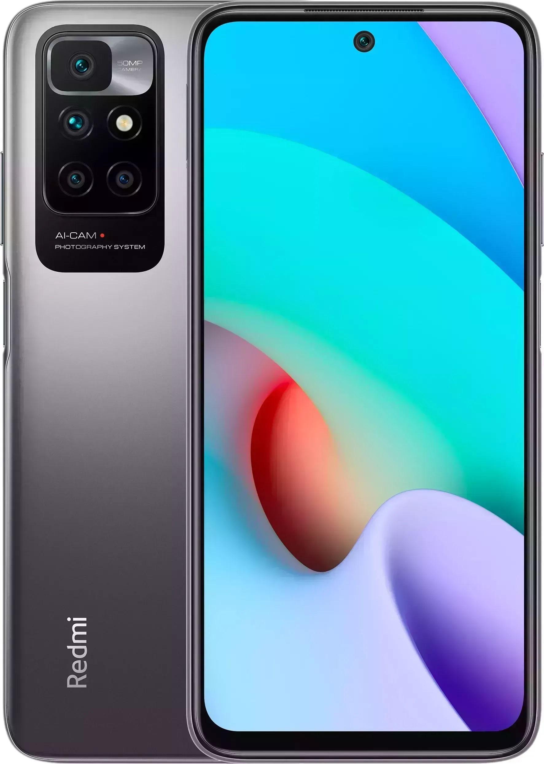 Телефон XIAOMI Смартфон Redmi 10 (2022) 4/128Gb серый карбон