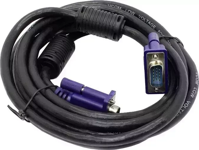 Кабель VCOM 3м SVGA 15M-15M 2 фильтра (VVG6448-3MO)