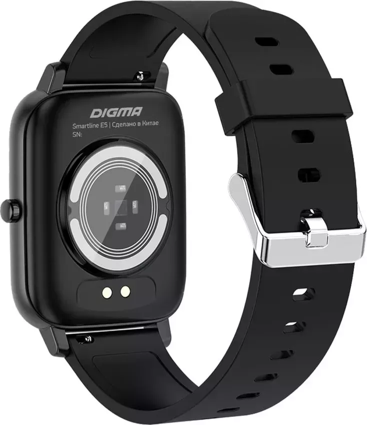 Фото №1 Умные часы DIGMA Smartline E5 черный (E5B)