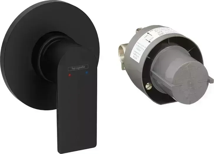 Смеситель для ванны Hansgrohe Rebris E 72658670 (внешняя и скрытая часть)