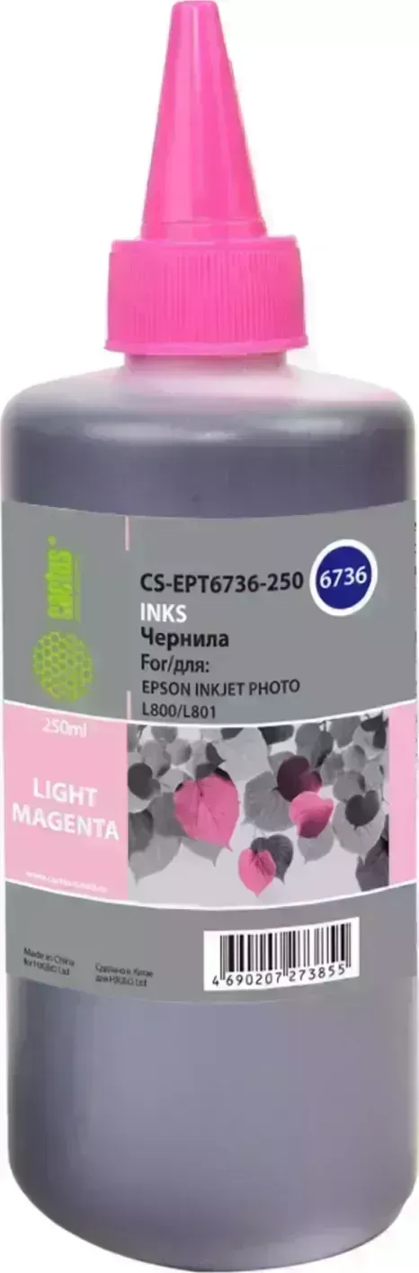 Расходный материал для печати CACTUS CS-EPT6736-250 T6736 светло-пурпурный 250мл ( )