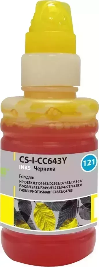 Расходный материал для печати CACTUS CS-I-CC643Y желтый 100мл ( )