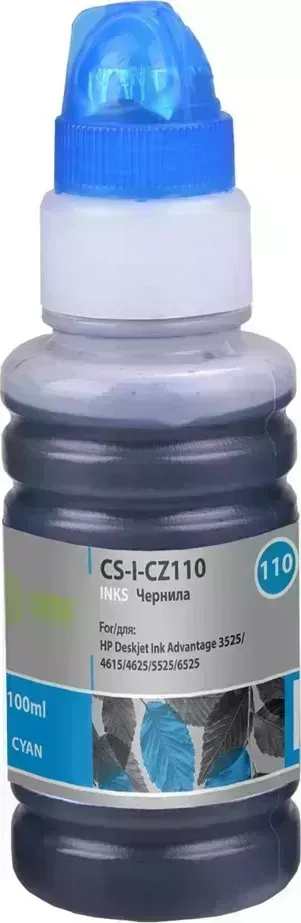 Расходный материал для печати CACTUS CS-I-CZ110 голубой 100мл ( )