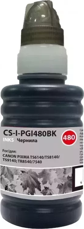 Расходный материал для печати CACTUS CS-I-PGI480BK черный 100мл ( )