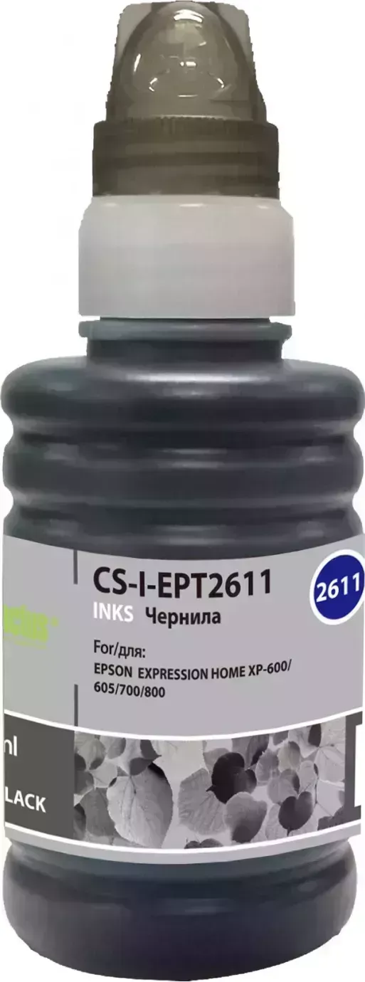 Расходный материал для печати CACTUS CS-I-EPT2611 черный 100мл ( )