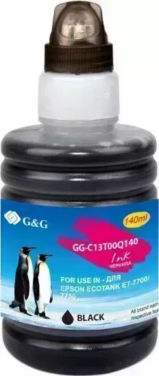 Расходный материал для печати G&G GG-C13T00Q140 черный 140мл (Чернила)