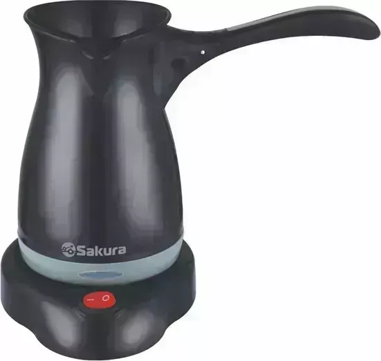 Турка SAKURA SA-6111BKG черный/серый