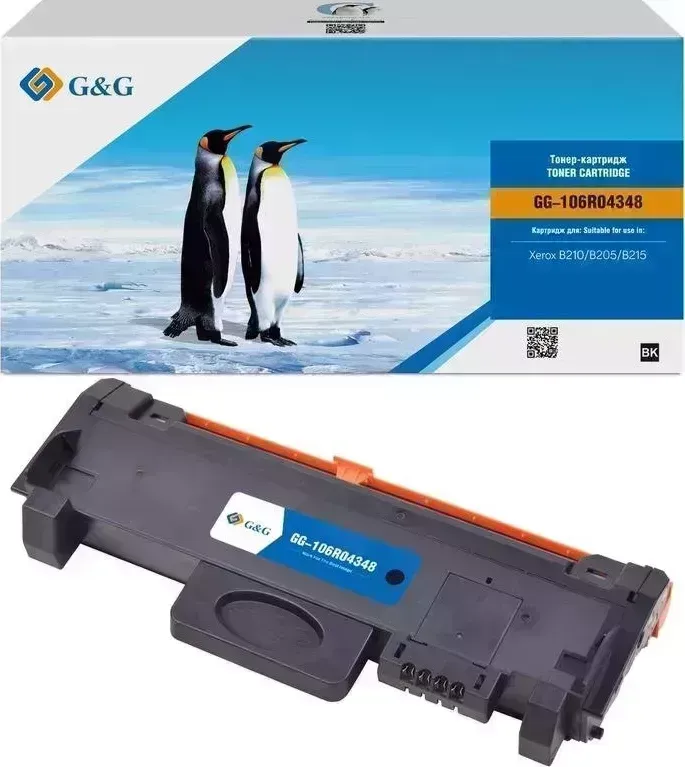Расходный материал для печати G&G GG-106R04348 черный (Картридж)