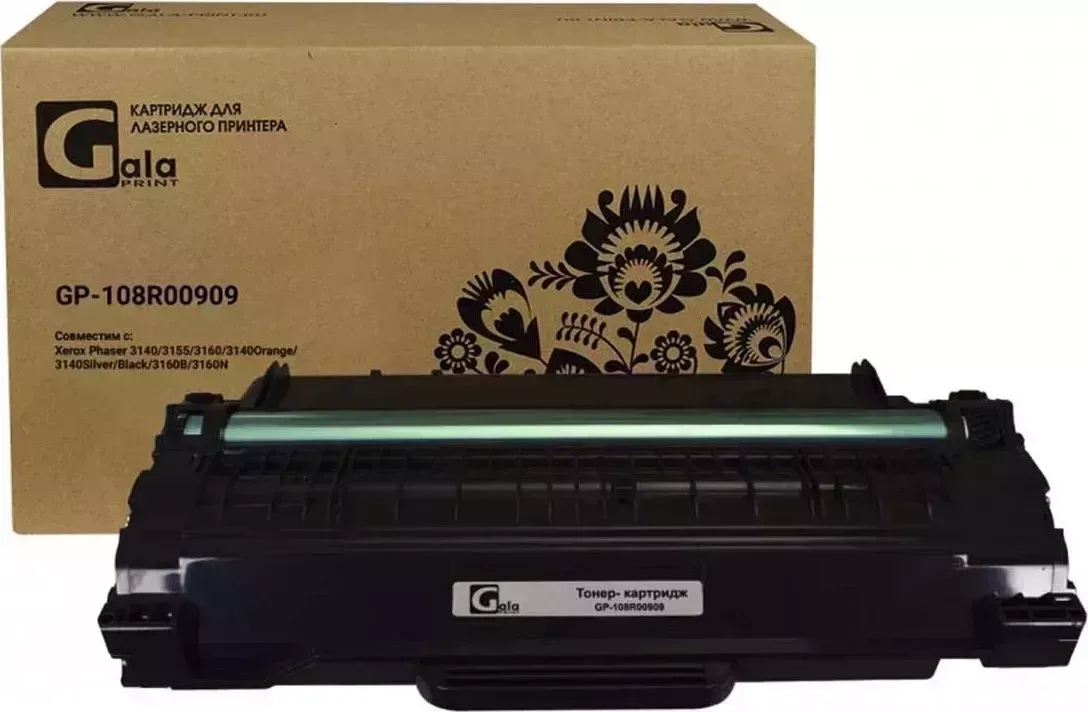 Расходный материал для печати G&G GG-108R00909 черный (Картридж)