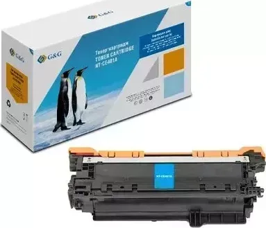 Расходный материал для печати G&G GG-CE401A голубой (Картридж)