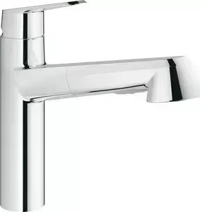 Смеситель для кухни Grohe Eurodisc cosmopolitan с выдвижным изливом (32257002)