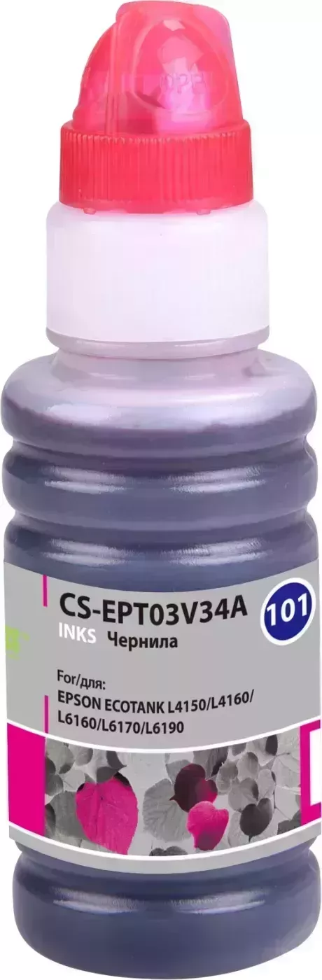 Расходный материал для печати CACTUS CS-EPT03V34A 101M пурпурный 70мл ( )