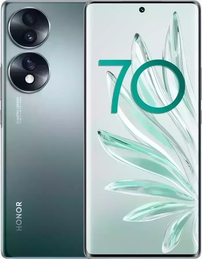 Телефон HONOR Смартфон 70 8/128Gb зеленый (5109AJAN)